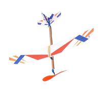 Rubber Band Powered, Glider Plane Toy, Hand-Launch Foam Aircraft, High-Flying Stem Activity, Fun-Powered Flight Adventure for Backyard, Beach, Camping, Play, 20.08x17.32 Inches
