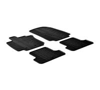 Rubber Car Mats GL 0041 Set di Tappetini in Gomma 4 Pezzi