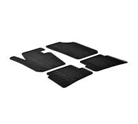 Rubber Car Mats-Set di tappetini in gomma, Seat Ibiza 6J più clip di fissaggio, profilo a T, 4 pezzi