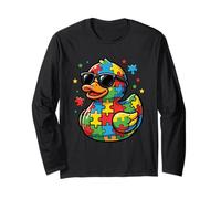 Rubber Duck Autism Awareness Month Maglia a Manica