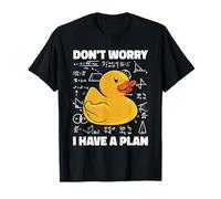 Rubber Duck Don't Worry Ho un piano Funny Kids School Maglietta