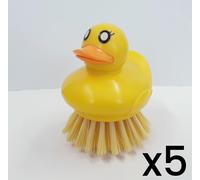 Rubber Duck Spazzola Palmare Tempo Del Bagno Setola Assorted Colori 8cm x 5