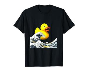 Rubber Duck Wave - Divertimento Artistico Classico per Gli Amanti dell'Arte Maglietta