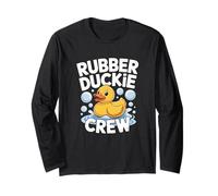 Rubber Duckie Crew Squeaky Ducking Bathing Fun Anatra Maglia a Manica