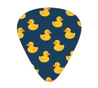 Rubber Ducky - Set regalo di plettri per chitarra, lisci e resistenti, per chitarra acustica, elettrica e basso, regalo perfetto per gli amanti della chitarra e i musicisti