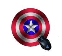 Rubber Gaming Mouse Pad Mat Captain America 7.8"