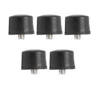 Rubber Hammer Head 5Pcs | Secure Grip Oil Deflecting Striking Tips | M8x1 Thread for Household/Workshop/DIY Projects | Sturdy Scratch Guard Hammer Replacement Heads (Φ30mm)