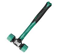 Rubber Hammer - Rubber Hammer Mallet, Double-Faced Soft Hammers Mallet | Ergonomic Grip Handle for Camping Woodworking Flooring Tent Stakes Accessories for Home | Tpu+cast Iron+pp