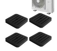 Rubber Isolation Pads - 4Pcs Rubber Shock Absorbing Mat | Heavy Duty Sound Insulating Pad for Hvac Washer Dryer Refrigerator Freezer Washing Machine Air Compressors Conditioner