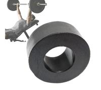 Rubber Isolators, Weight Lifting Spacers, 1.02 Inches Inner Diameter, Mechanical Vibration Damping Mat for Strength Circuits Cross Training Lifting Exercises Gym, Black