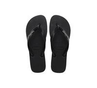 Rubber Logo Filete Black - Pantofole da uomo, nero, 41.5 EU