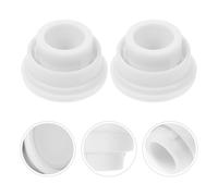 Rubber Pool Ladder Plugs White Non Slip Stopper Caps