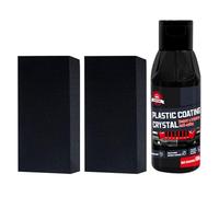 Rubber Restorer - Scratch Repair Coating | Scratch Remover For Vehicles | For Interior Trim Motorcycle Bicycle Truck Boat SUV RV Vehicle, Liquid Formula, Crystal Coating Finish, 100g, 5.51x2.36x4.92 I