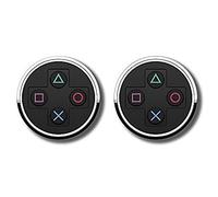 Rubber Road Playstation Symbols Cufflinks (Black)