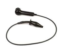 Rubberfashion Plug anale di lattice, Analplug enema con preservativo extra spesso - Dildo sesso anale per uomini, donne e coppie nero nucleo solido