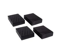 Rubbergiant Set di 4 blocchi di gomma 120x80x40 mm blocco di supporto in gomma universale per veicoli di sollevamento auto officina superficie di riparazione antiscivolo Pad forbice sollevatore auto