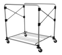 Rubbermaid 1871644 X-Cart Carrello Pieghevole, 300 L, Grigio