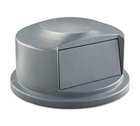 Rubbermaid Commercial Brute Round HDPE Dome top, 44 Gallon, Gray, 1
