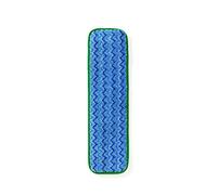 Rubbermaid Commercial Microfiber 18-Inch Wet Mopping Pad for Flat Mops, Green (FGQ41000GR00)