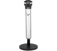 Rubbermaid Commercial Products 9W31 Infinity Contenitore Cenere di Sigaretta in Acciaio Inox, Acciaio Inossidabile/Nero