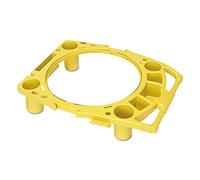 Rubbermaid Commercial Products BRUTE Cestello da Bordo per Contenitore | Maniglie, Supporti per Flaconi e Cartelli | Giallo