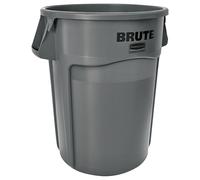Rubbermaid Commercial Products FG264360 Contenitore con Ventilazione Canali, Grigio