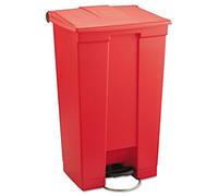 Rubbermaid Commercial Products FG614600 Rosso Contenitore Rettangolare, 87 L, Rosso