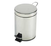 Rubbermaid Commercial Products FGMST15SSPL Bidoncino a Pedale con Contenitore Rigido, 5.6 L, Acciaio Inox