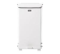 Rubbermaid Commercial Products Fgst12Epl The Defenders Contenitore a Pedale, 45.4 L, Bianco