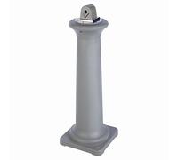Rubbermaid Commercial Products GroundsKeeper Tuscan Posacenere da Esterno | Piastra di Spegnimento in Acciaio Inox, Fori di Ancoraggio | Pietra arenaria