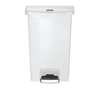 RUBBERMAID - Contenitore In Resina Slim Jim Step-on Bianco 50 L 1883557