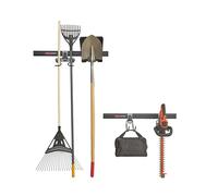 Rubbermaid Fasttrack - Kit di attrezzi da appendere al garage, supporto da parete per attrezzi da giardino, garage, organizzazione domestica