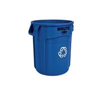 Rubbermaid FG262073 Blu Contenitore Rotondo in Polietilene, 75.7 L, Blu