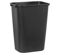 Rubbermaid FG295700BLA Cestino dell'Immondizia, Rettangolare in Plastica Morbida, 39 L, Nero