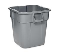 Rubbermaid FG352600GRAY Brute Contenitore Quadrato per Alimenti, 106 L, Grigio