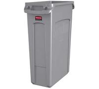 Rubbermaid FG354060GRAY Contenitore di Rifiuti, Rettangolare, 87,1 l, Grigio