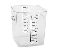 Rubbermaid Fg631800Clr Contenitore Quadrato per Misurare, in Plastica, Capacità 17 L, Trasparente