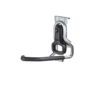 Rubbermaid Garage Organisation Rubbermaid Fasttrack Garage Organization System, Gancio Verticale per Bicicletta, Acciaio, Nero, Argento, Individuale