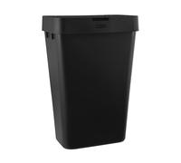 Rubbermaid Touch-Top - Pattumiera da cucina con coperchio, 12,2 litri, colore: nero, contenitore per rifiuti per casa/cucina/appartamento/garage