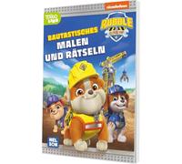 Rubble & Crew: Bautastisches Malen und Rätseln: Labyrinthe, Suchbilder und knifflige Rätsel für Baustellen-Fans ab 3 Jahren