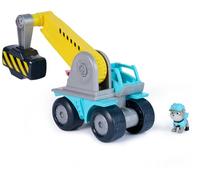 Rubble & Crew Mega Veicolo Demolitore Motor, Camion da Operaio di 25,4 cm con Action Figure Motor, Giocattoli Paw Patrol per Bambini e Bambine dai 3 Anni in su
