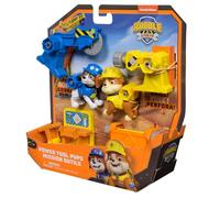 Rubble & Crew, Power Tool Pups, Personaggi Giocattolo Rubble e Wheeler con 2 Attrezzi da Operaio e 2 Accessori da Costruzione, Giocattoli per Bambini e Bambine dai 3 Anni in su
