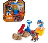Spin Master Figurina Paw Patrol Rubble Crew Charger And Wheeler