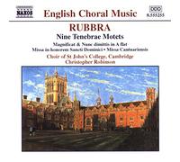 Rubbra Edmund – Tenebrae Motets Op.72, Magnificat & – NAXOS Deutschland Musik & Video Vertriebs-GmbH