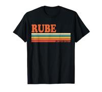 Rube Personalizzato Nome Strisce Vintage Maglietta