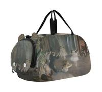 Rubens Dipinto Diana Hunt Ragazzi Borsoni Da Viaggio Bambini Danza Duffle Borse Da Viaggio Bambini Duffle Duffle, Edgar Degas stampa Prove, classico