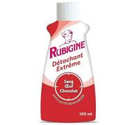 RUBGINE Smacchiatore Estremo per Macchie di Sangue, Uova e Cioccolato, Flacone da 100 ml, Senza Profumazione
