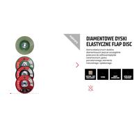 RUBI FLAP DISC 115mm gr. 50 / 60