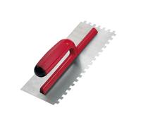 RUBI TILING TOOLS pro Acciaio Dentellato Piastrella Cazzuola 27.9x10.2cm x 0.6cm