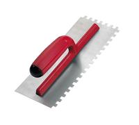 RUBI TILING TOOLS pro Acciaio Dentellato Piastrella Cazzuola 27.9x10.2cm x 0.6cm